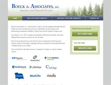 Tablet Screenshot of boeckinsurance.com
